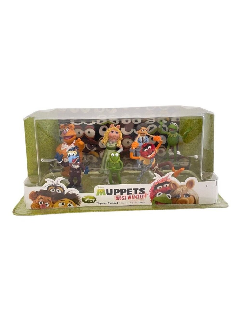 Disney Store Muppets Most Wanted Figure Playset Kermit Miss Piggy Gonzo Fozzie